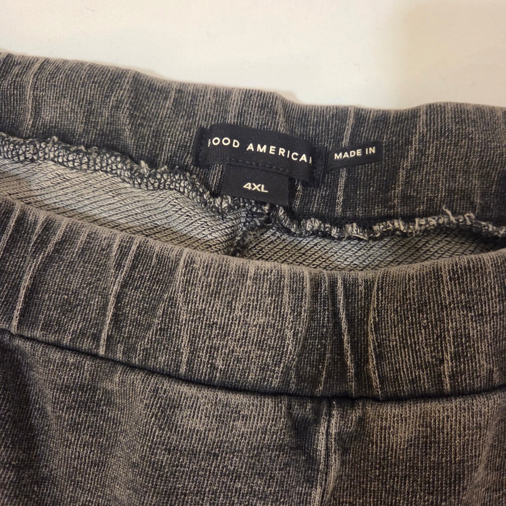 Good American Jeanius Pull-On Flare Pants Black Stretchy Plus‎ Size 4XL GS0524B - Picture 5 of 11